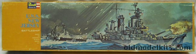 Revell 1/535 USS New Jersey Battleship BB62 - Iowa Class, H349-200 plastic model kit